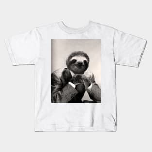 Gentleman Sloth #3 - Print / Home Decor / Wall Art / Poster / Gift / Birthday / Sloth Lover Gift / Animal print Canvas Print Kids T-Shirt